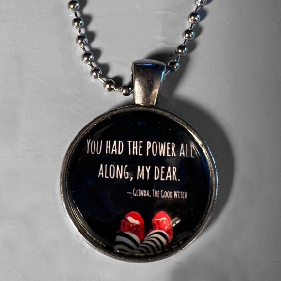 Ruby Slippers, Inspirational Necklace - Picture 4 of 5